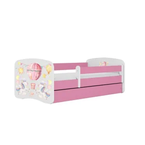 Abverkauf KOCOT KIDS Bett babydreams rosa Ballon ohne Schublade mit Matratze 180/80