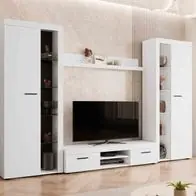 Wohnwand Roomba XL Schrankwand Anbauwand Wohnzimmer-Set Modern Wohnmöbel M24 Begrenztes Angebot