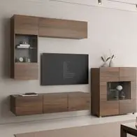 Wohnzimmer-Set Calabrini III Wohnzimmer Wohnwand Anbauwand Modern Kollektion Versand Am Gleichen Tag