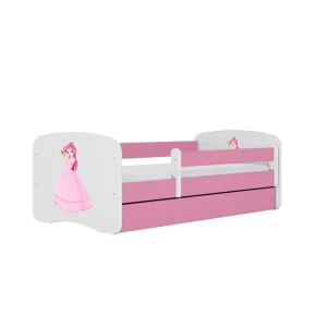 Abverkauf KOCOT KIDS Bett babydreams rosa Prinzessin ohne Schublade mit Matratze 180/80