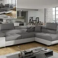 Aktuell Ecksofa Toni mit Schlaffunktion Bettkasten Farbauswahl