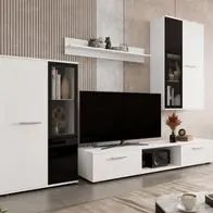 Wohnwand Salsa Wohnzimmer-Set Anbauwand Modern Kollektion Wohnzimmer M24 Garantierte Lieferung