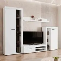 Wohnwand Roomba Wohnzimmer-Set Schrankwand Anbauwand Modern Wohnmöbel Kollektion Bestseller