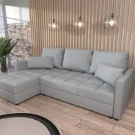 Angebot Couchgarnitur Sofa Sofagarnitur BELA L mit Schlaffunktion Wohnlandschaft NEU
