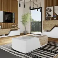 Wohnzimmer-Set Ceelias I TV-Schrank Kommode Tisch Wohnmöbel Wohnzimmer M24 Angebot