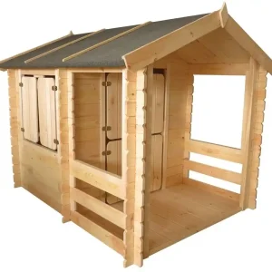 Sonderangebot Spielhaus Summer Park - 1,75 x 1,30 Meter aus 19mm Blockbohlen