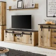 Wohnwand Schrankwand Used Wood Vintage Retro Wohnzimmer Anbauwand 380 cm Stove Versand Am Gleichen Tag