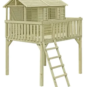 Direktkauf Kinderspielhaus K36 - Abmessungen: 2,16 x 2,01 Meter