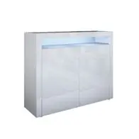 Abverkauf Highboard Kommode Anrichte Sideboard Schrank Möbel Hochglanz Santa Fé 107cm