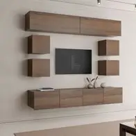 Wohnzimmer-Set Calabrini XVI Wohnwand Modern Wohnzimmer Kollektion Anbauwand Neu Im Sortiment