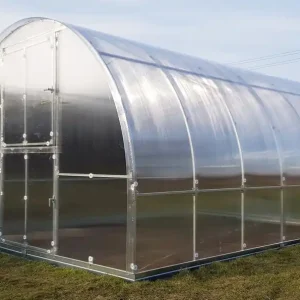 Zertifiziert Gewächshaus 22 HKP 6 mm, Grundfläche 6 m²- Abmessungen: 200 x 300 cm (L x B)