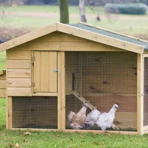 Hühnerstall / Kleintierstall Amrock - Abmessung (cm): 78 x 218 x 136 (L x B x H) Schneller Versand