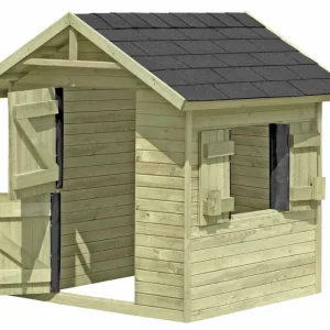 Zertifiziert Kinderspielhaus K52 - Abmessungen: 1,50 x 1,50 Meter