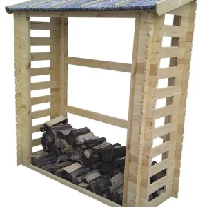 Kaminholz-Unterstand Roma - 1,80 x 0,70 Meter Markenware