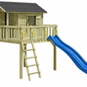 Kinderspielhaus K54 - Abmessungen: 2,26 x 2,40 Meter Rabatt