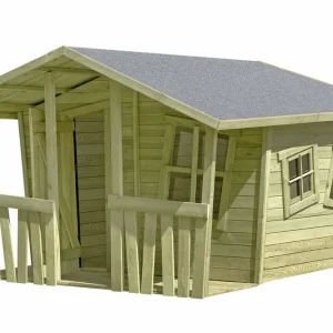 Kinderspielhaus K59 - Abmessungen: 2,26 x 2,40 Meter Sofort Bestellen