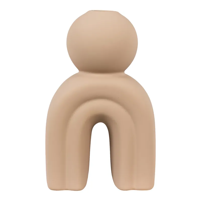 Aktuell HOUSE NORDIC Kerzenständer - braunes Steingut (H:17)