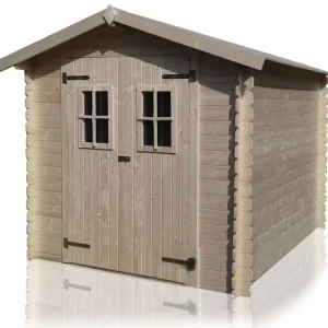 Gartenhaus Linz 1 - 2,26 x 1,78 Meter aus 19 mm Blockbohlen Solange Der Vorrat Reicht