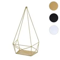 Wandregal HWC-K79, Hängeregal Dekoregal Küchenregal Regal, Metall 44x23x11cm Zertifiziert