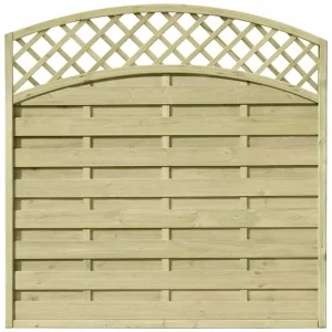 Zaunelement 01 -aus Kiefernholz, kesseldruckimprägniert grün Finale Aktion