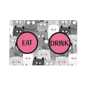 Abverkauf TEPPI Katzentoilettenmatte, rechteckig - mehrfarbiges PVC (45x70)