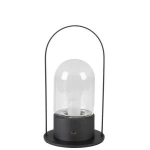 ZUIVER Smarty Tischleuchte, wiederaufladbar - schwarzes Eisen Geprüft