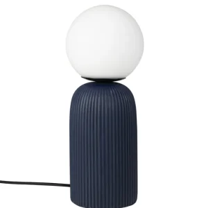 ZUIVER Dash Tischleuchte S - Opalglas und königsblaue Keramik Must-Have