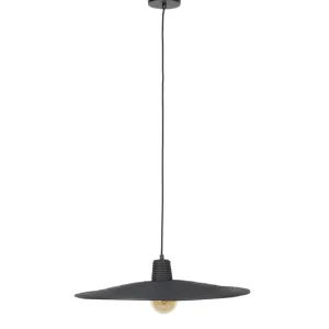 ZUIVER Balance Deckenleuchte L - schwarzes Rattan Kostenfreie Lieferung