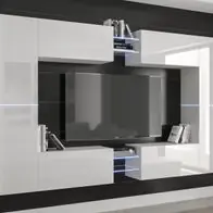 Angebot C20 New Möbel für Wohnzimmer Wohnwand Mediawand Schrankwand Wohnschrank TV Schrank