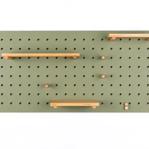 ZUIVER Bundy Pegboard-Organizer – grünes Eisen und Bambusholz Saisonangebot