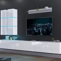 Anastazja N48 Möbel für Wohnzimmer Wohnwand Mediawand Schrankwand Wohnschrank Sichere Zahlung