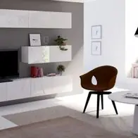 Wohnwand Calabrini-8 Wohnzimmer-Set Hängewohnwand Anbauwand Hochglanz Modern Top-Preis