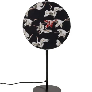 Abverkauf WHITE LABEL LIVING Jaylee Tischlampe - schwarzes Metall