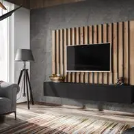 Wohnwand Anbauwand Wohnzimmer Schrankwand VERTI II ZAS mit Push - Click System Bestpreis