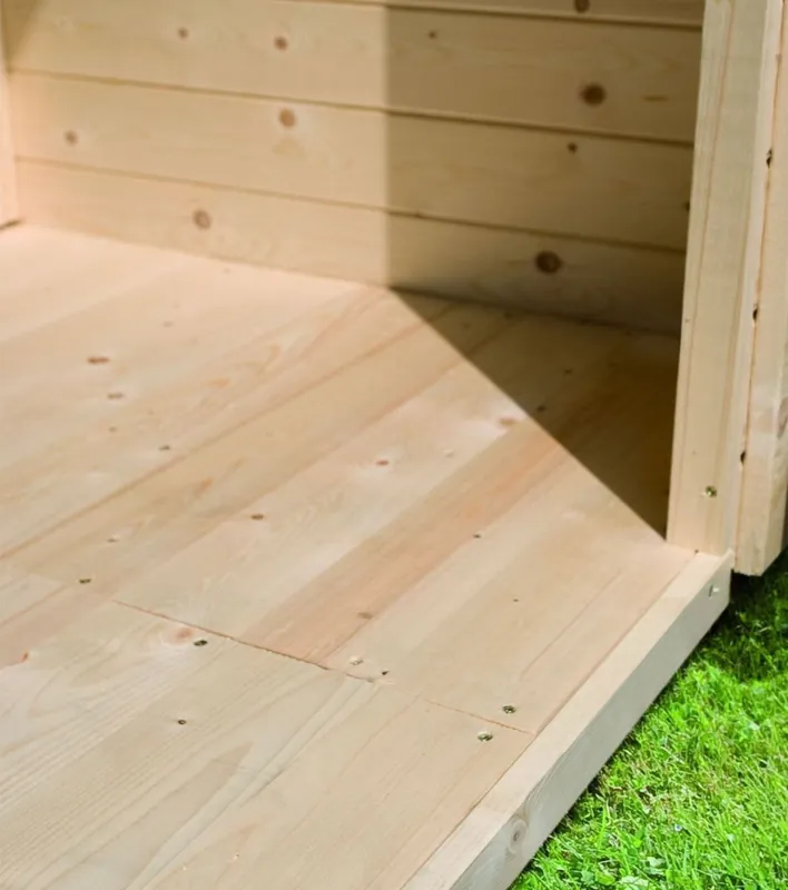 16mm Fußboden für Sockelmaß 1,77m x 1,20m" naturbelassen Kostenloser Versand