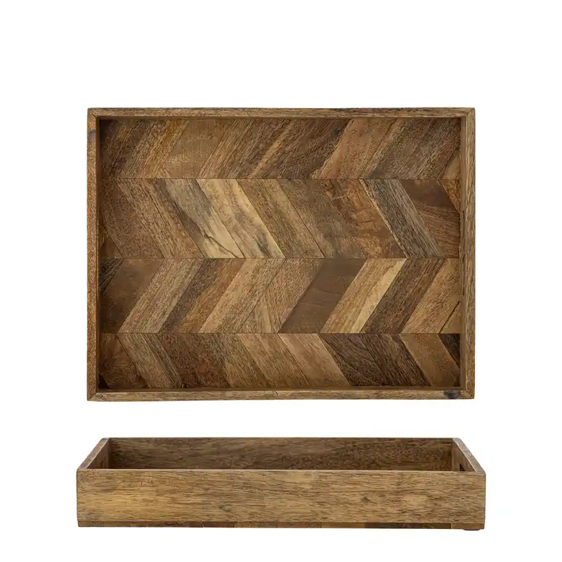 Angebot BLOOMINGVILLE Katalyn Serviertablett, Natur, FSC 100 %® Mango