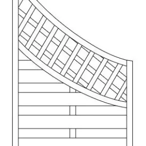 Zaunelement 02 -aus Kiefernholz, kesseldruckimprägniert grün Kostenloser Versand