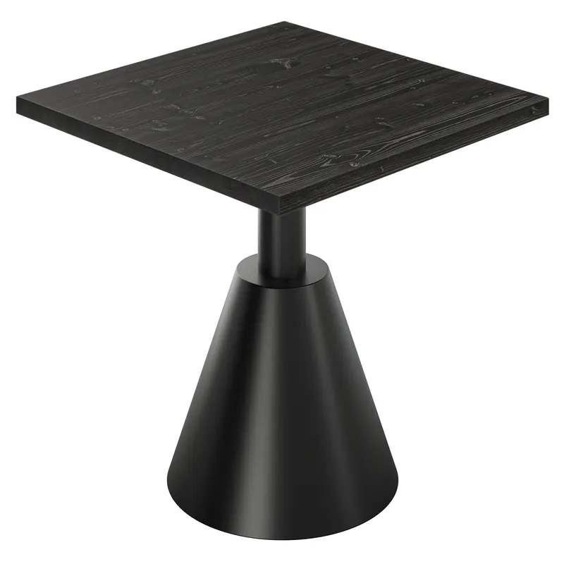 AURELIA CNE | Bistro Tisch | B:T 70 x 70 cm | H 76 cm | Schwarz | Gestell: Schwarz Saisonangebot