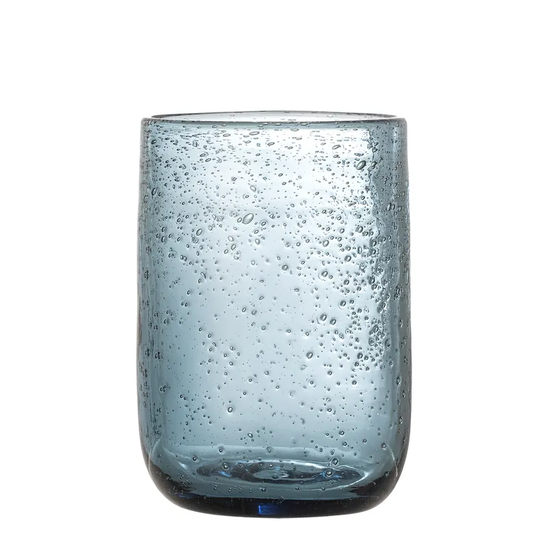 Angebot CREATIVE COLLECTION Tabby Trinkglas, Blau, Glas (D7xH10,5 cm, 4er Set)