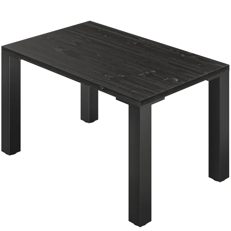 AURELIA MDR4 | Bistro Tisch | B:T 120 x 70 cm | H 76 cm | Schwarz | Gestell: Schwarz | Säule: 6 x 6 cm Neuheit