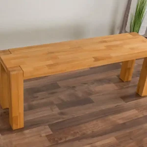 Bank Wooden Nature 133 Kernbuche massiv - 120 x 33 cm (L x B) Kracherpreis