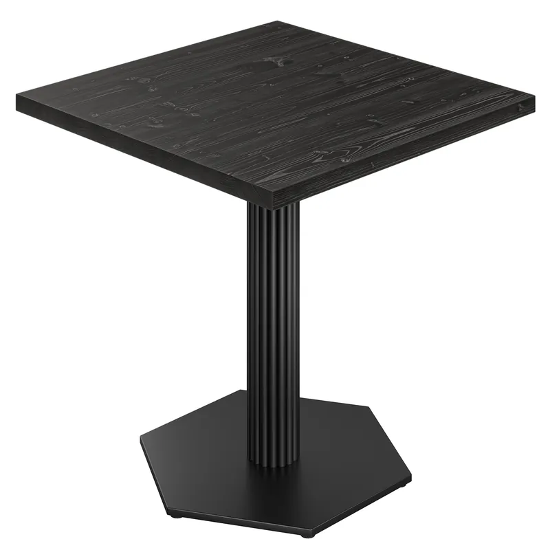 AURELIA AGT | Bistro Tisch | B:T 80 x 80 cm | H 76 cm | Schwarz | Gestell: Schwarz Mega-Angebot