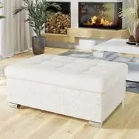 Abverkauf Hocker Niko Groß Premium Polsterhocker Fußbank Sitzbank Wohnzimmer Polstergarnitur