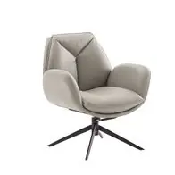 Abverkauf Lounge Sessel Assento B mit Armlehne Leder creme