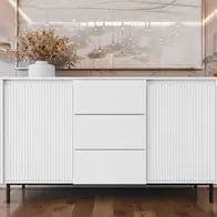 Aktuell Kommode Ozmi 2D3SZ mit Schubladen Sideboard Modern Wohnzimmer Kollektion M24