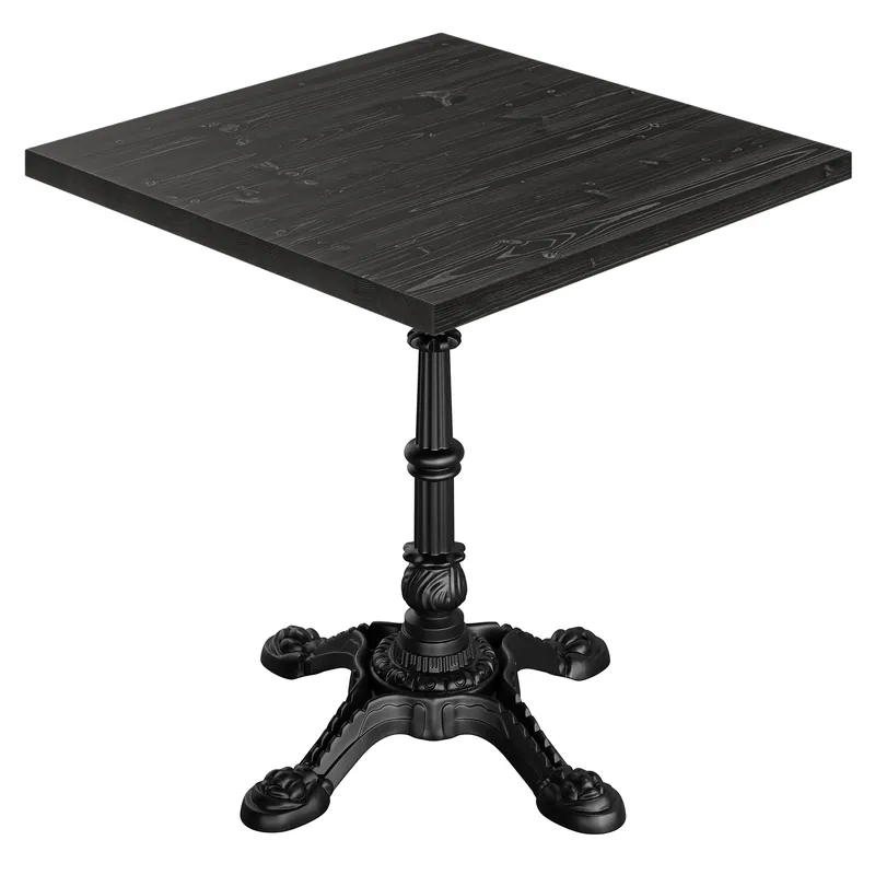 AURELIA PAR | Bistro Tisch | B:T 80 x 80 | H 76 cm | Schwarz | Gestell: Schwarz Angebot