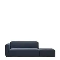 2-Sitzer-Sofa Neom 244 x 89 x 78 cm Blau Sitzgelegenheit Wohnzimmer Neu Zertifiziert