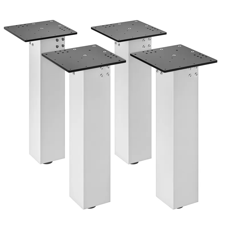 Must-Have MADRID | Bistro Tischbeine | Weiß | Höhe: 72 cm | Säule: 15 x 15 cm | Platte: 30x30 cm | 1 Stück