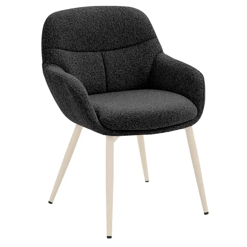 Wochenendangebot LEANO | Hotel Stuhl | Teddystoff | Dunkel Grün