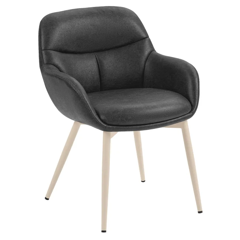 Knallerangebot LEANO | Hotel Stuhl | Leder | Schwarz